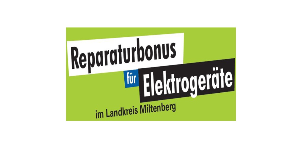 Reparaturbonus für Elektrogeräte