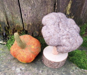 gefilzte Halloweendeko