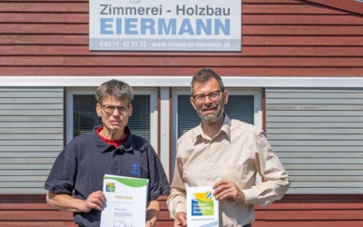 Umweltpakt-Urkunde für Zimmerei Eiermann