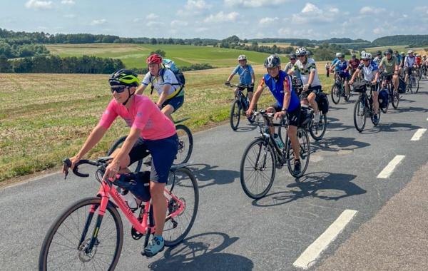 Trotz Wolkenbruchs erfolgreicher Abschluss der Drei-Länder-Radtour in Limbach