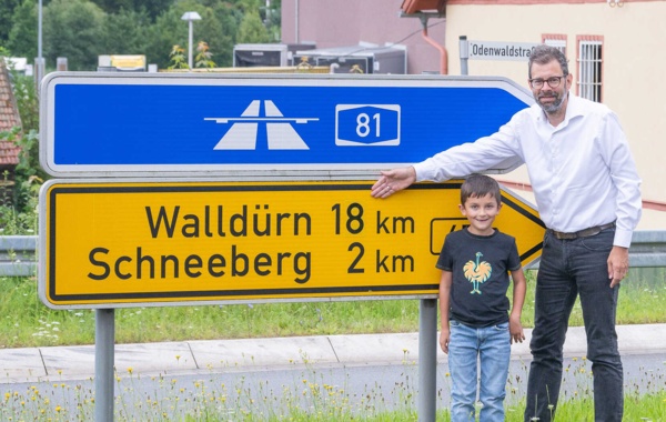 Dank aufmerksamem Schüler Hinweisschild geändert