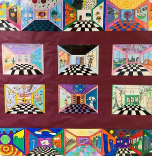 Optische Illusion - Perspektiven-Box